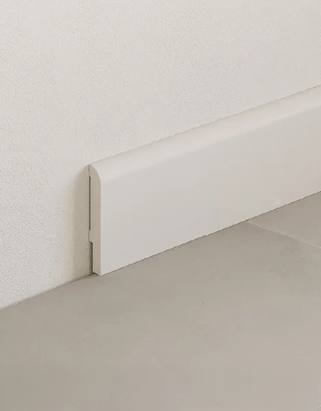 Rodapé Anti-Humidade Cascade 200x9x1,5cm | Branco